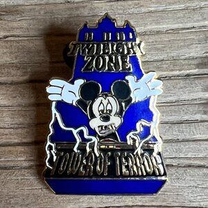 Disney Pin 2004 Mickey Mouse Twilight Zone Tower of Terror, Rare Vintage Park
